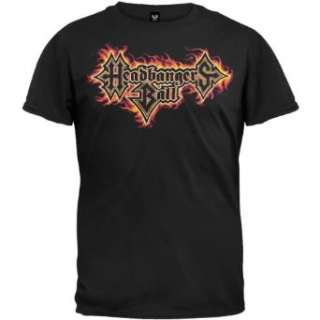  Headbangers Ball   Flames   T Shirt Clothing