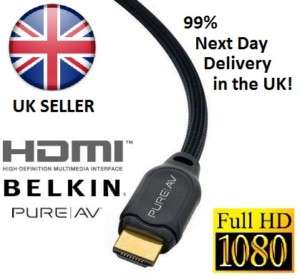 Belkin Black Series PureAV Ver 1.4 HDMI Cable 1.5m/5ft  