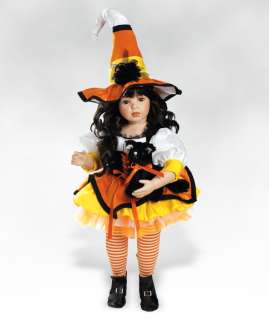Bewitching Magic, a 24 Halloween Doll Crafted in Porcelain (by Donna 