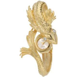 Pedre Womens 3315GX Gold Tone Fish Bangle Watch   designer shoes 