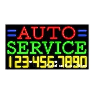  Auto Service Neon Sign