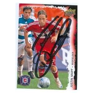   Mapp autographed Soccer trading Card (MLS Soccer) 