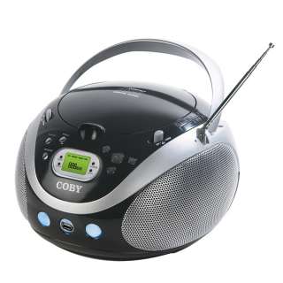 Coby Portable MP3/CD Stereo w/AM/FM Radio and USB Port  