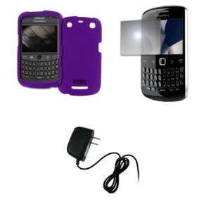   Mirror Screen Protector + Home Wall Charger for BlackBerry Curve 9350