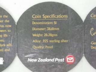 Lord of the Rings Commemorative .925 Sterling Silver New Zealand Coin 