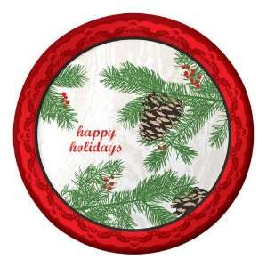 Yuletide Winter Recycled Paper Luncheon Plates Health 