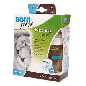  Born Free Twin Pack Classic Bottle, 5 Ounce Baby
