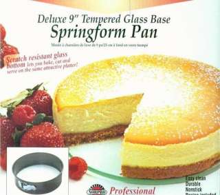 New Deluxe 9 Tempered Glass Base Springform Pan by known as being an 