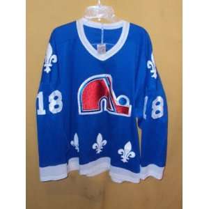  Quebec Nordiques Mike Hough CCM Jersey SZ Large   NHL 
