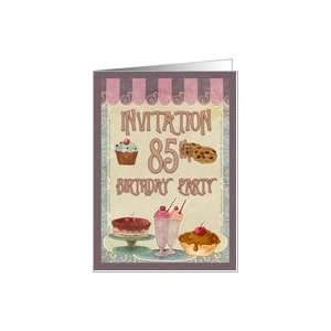  85th Birthday Party   Cakes, Cookies, Ice Cream Card: Toys 