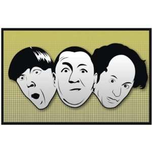   (Large) THE THREE STOOGES (Moe, Larry, and Curly) 