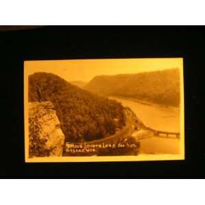  30s RPPC Lovers Leap, Ansted West Virginia WV not 