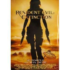  Resident Evil  Extinction Adv Original 27x40 Single Sided 