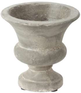 This set of 4 stone finish ceramic urns make a beautiful addition to 
