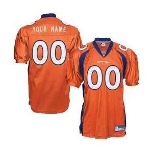  Reebok NFL Equipment Denver Broncos Orange Authentic 