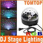   Lighting Voice activate​d LED RGB Crystal Magic Ball Effect Light