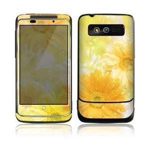  HTC 7 Trophy Skin Decal Sticker   Yellow Flowers 