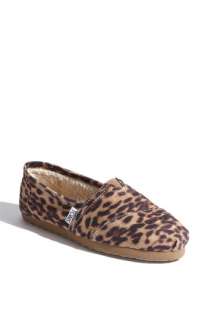 TOMS Leopard Fleece Slip On (Women) ( Exclusive 