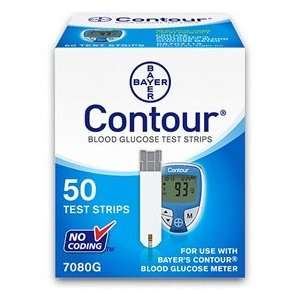  Bayer Ascensia Contour Test Strips, 50ct. Health 