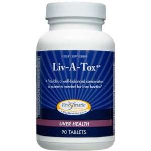  Enzymatic Therapy Liv A Tox 90 Tablets Health & Personal 