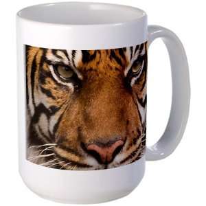  Large Mug Coffee Drink Cup Sumatran Tiger Face: Everything 