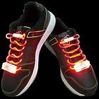 Brand New LED Light Up Flash Shoe Shoelaces Shoestring Glow Stick Red
