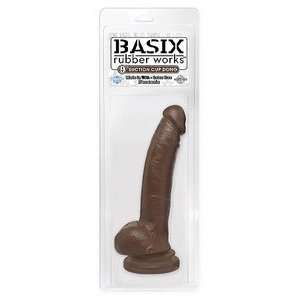  Basix Rubber Works   9 Suction Cup Dong   Brown Health 