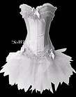 Bride Hen Night Burlesque Moulin Rouge Showgirl FANCY DRESS White 