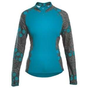 Shebeest Womens Bellissima Long Sleeve Print Cycling Jersey:  