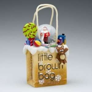  Bloomingdales Little Brown Bag Shopper  Santa Bag Mini 
