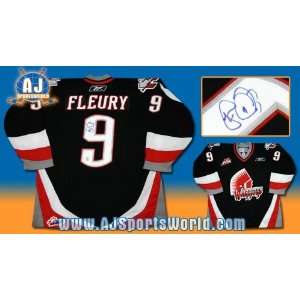 THEO FLEURY Moose Jaw Warriors SIGNED CHL Hockey JERSEY   Autographed 