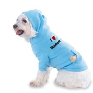  Skateboarding Hooded (Hoody) T Shirt with pocket for your Dog or Cat 