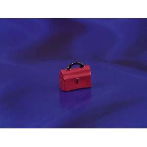  Dollhouse Miniature Red Lunch Box: Toys & Games