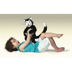  Folkmanis Cartoon Cat Hand Puppet: Toys & Games