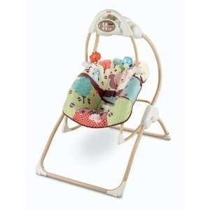Fisher Price City Park Space Saver Swing Rocker Chair  