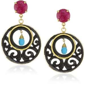  Kanupriya Spice Route Pink Element Earrings Jewelry