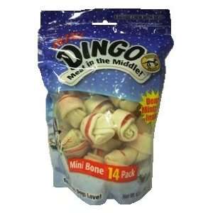  Dingo Mini Bone Dog Treats (14 Pack), Rawhide Chew With 