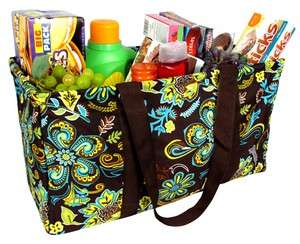 Large UTILITY TOTE Collapsible Beach Laundry Basket Market Carry All 