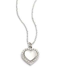 Brilliance by KC Designs   Diamond Heart Pendant Necklace