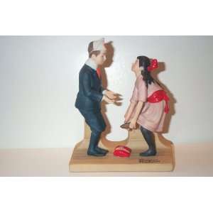  Norman Rockwell Porcelain Figurine First Dance Everything 