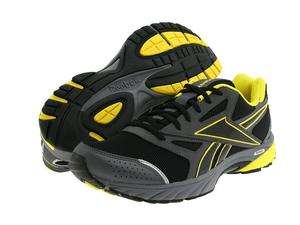 New Reebok Double Hall Black/Yellow Mens Running Shoes  