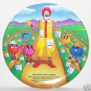  McDONALDS~1989 Fast Food Advertising Plate French Fry 