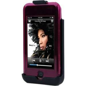 New See Thru Pink Case for iPod Touch w/ Belt Clip  