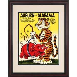  1959 Auburn Tigers vs. Alabama Crimson Tide 8.5 x 11 