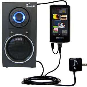   Speaker with Dual charger also charges the Samsung YP M1: MP3 Players