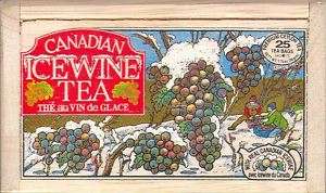 Ice Wine Canadian Tea   25 Bags   Decorative Wooden Box  
