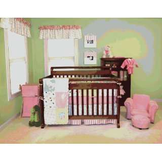   BUMPER SET, COVERLET, SKIRT, CRIB SHEET,106540  By Trend Lab: Baby