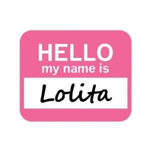  Lolita Hello My Name Is Mousepad Mouse Pad