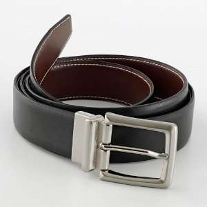  Croft and Barrow Reversible Soft Touch Leather Belt 