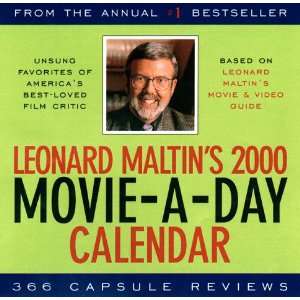: Leonard Maltins 2000 Movie a Day Calendar (9780525945031): Leonard 